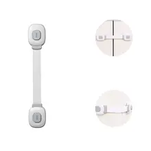 1 шт. регулируемые замки безопасности ребенка шкафы Туалет крышка ящика стиральная машина помех детей забота о безопасности младенца