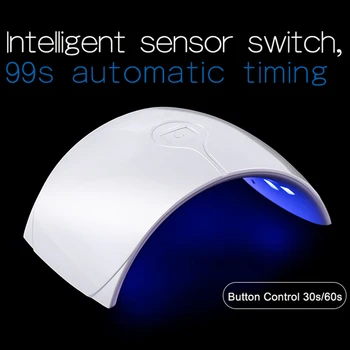 

White Light Professional 36W Led nail Lamp Beauty Makeup Cosmetic Nail Dryer Polish Machine for Curing Nail Art Tools