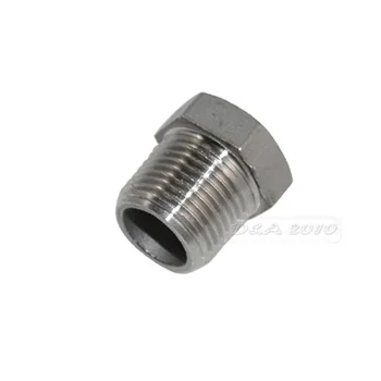 

High Quality 1/2" Male x 1/4" Female Reducer Bushing Thread Pipe Fittings Stainless Steel SS 304 New