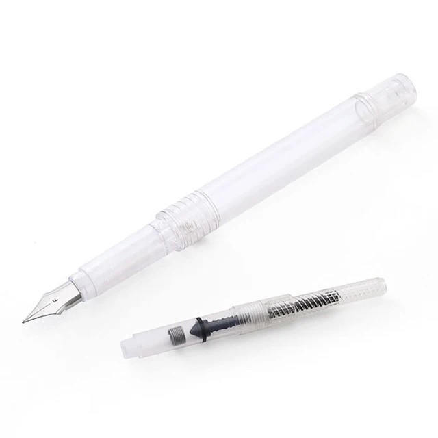 High Quality Clear Transpa Fountain Pen Fine Nib 0 5mm Writing High Quality Clear Transpa Fountain Pen Fine Nib 0 5mm Writing Pens Tool School Office Stationery