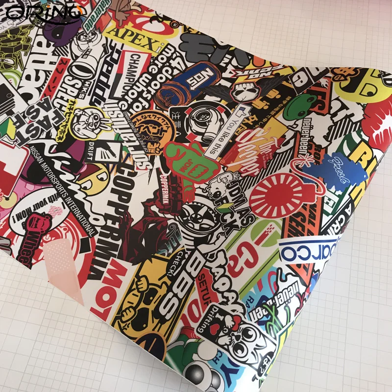 Graffiti Cartoon Jdm Sticker Bomb Vinyl Film Car Wrap Foil Air Bubble Skateboard Snowboard Motorcycle Bike Sticker Decal Buy At The Price Of 6 94 In Aliexpress Com Imall Com