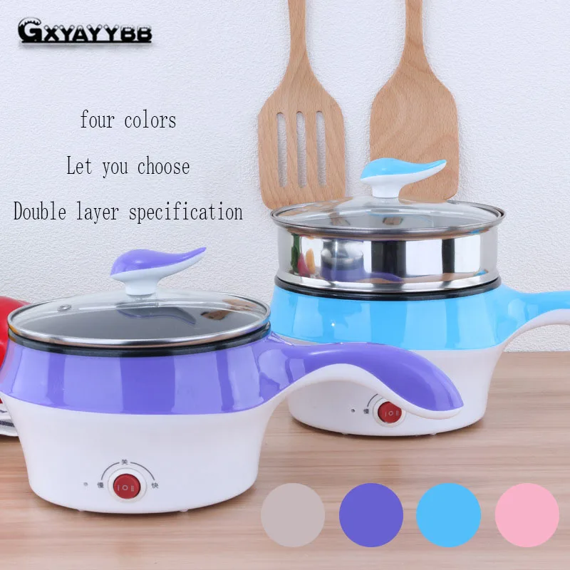 

Korean multi-function 18 cm non-stick electric wok mini electric skillet cookware frying pan kitchen pot cooking pot cooking wok