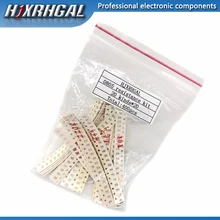 Valor * 20 20 PCS = 400 PCS 0805 SMD Resistor Kit 1% 1/8 W (10 ohm ~ 1 M ohm) amostras de componentes diy kit novo e original hjxrhgal