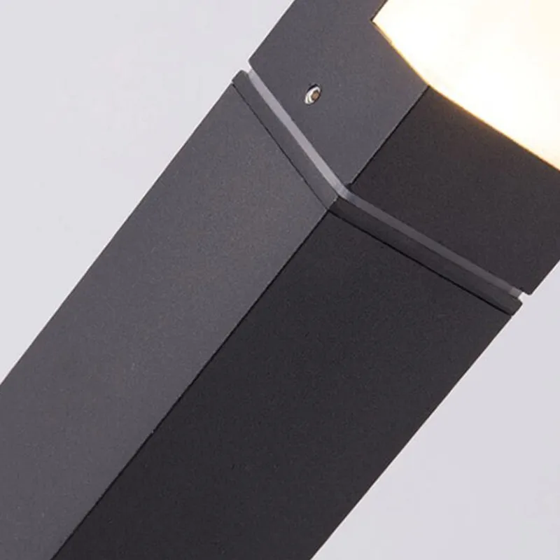 4Pcs LED Lawn Light 10W LED Exterior Bollard light High 600mm outdoor floor light for garden IP67 waterproof aluminium AC85-265V 6