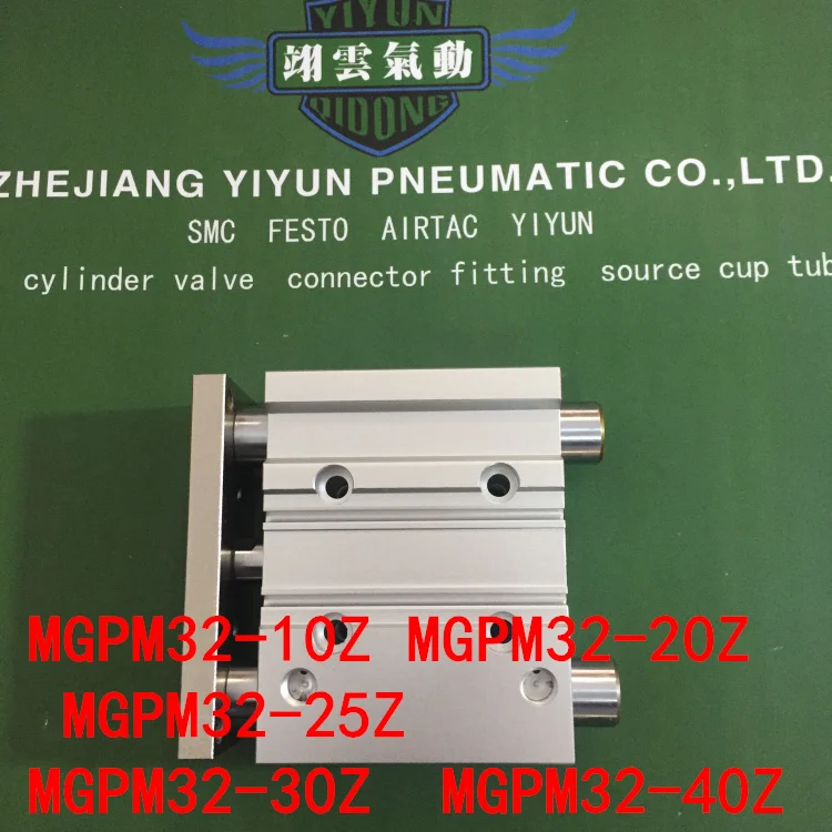 

MGPM32-10A MGPM32-20A MGPM32-25A MGPM32-30A MGPM32-40A MGPL Pneumatic components Thin three Rod Guide Pneumatic Cylinder