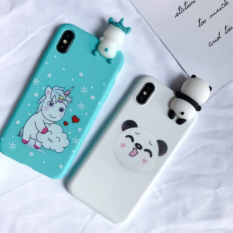 XS Max 3D чехол для Coque iPhone XS Max iPhone 5 5S SE чехол Etui Единорог Kawaii чехол для Funda iPhone 6 6S 7 8 Plus X XR XS чехол