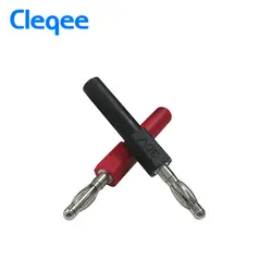 Новый Cleqee P7021 2 шт. 4 мм Мужской до 2 мм женщина разъем типа "банан" Jack для Динамик Тесты зонды конвертер разъемы