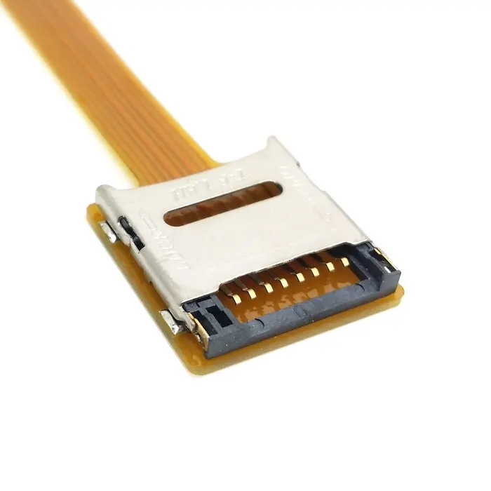 Micro SD TF карта памяти набор мужчин и женщин расширение мягкий плоский FPC кабель 10 см