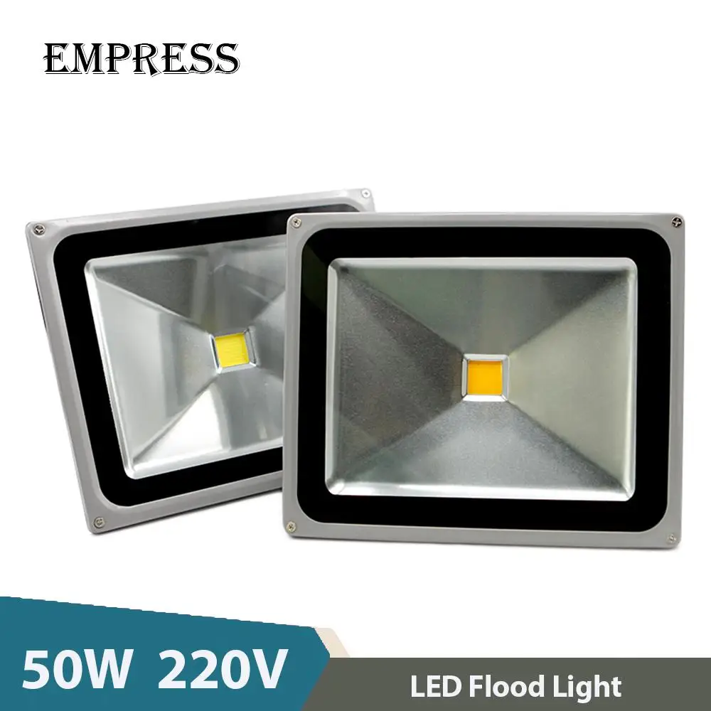 

LED Flood Light 50W High Power Warm Cold White IP65 AC 220V Professional Lighting Wall Lamp Reflector Landscape Outdoor Lamp