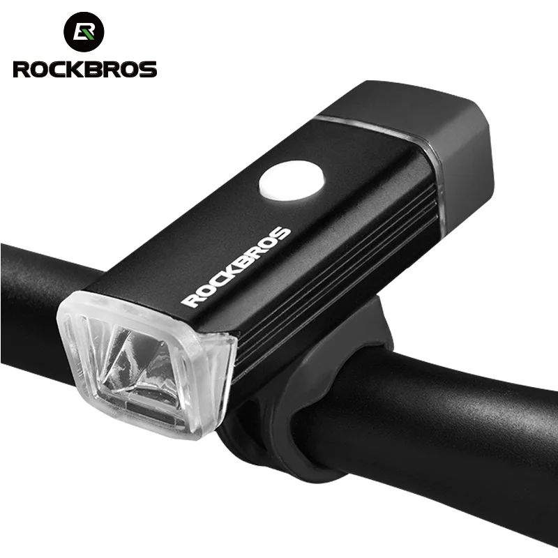 ROCKBROS велосипедная фара с зарядкой от Usb на руль, водонепроницаемые светодиодные фонари, фонарь для велосипеда, портативные аксессуары