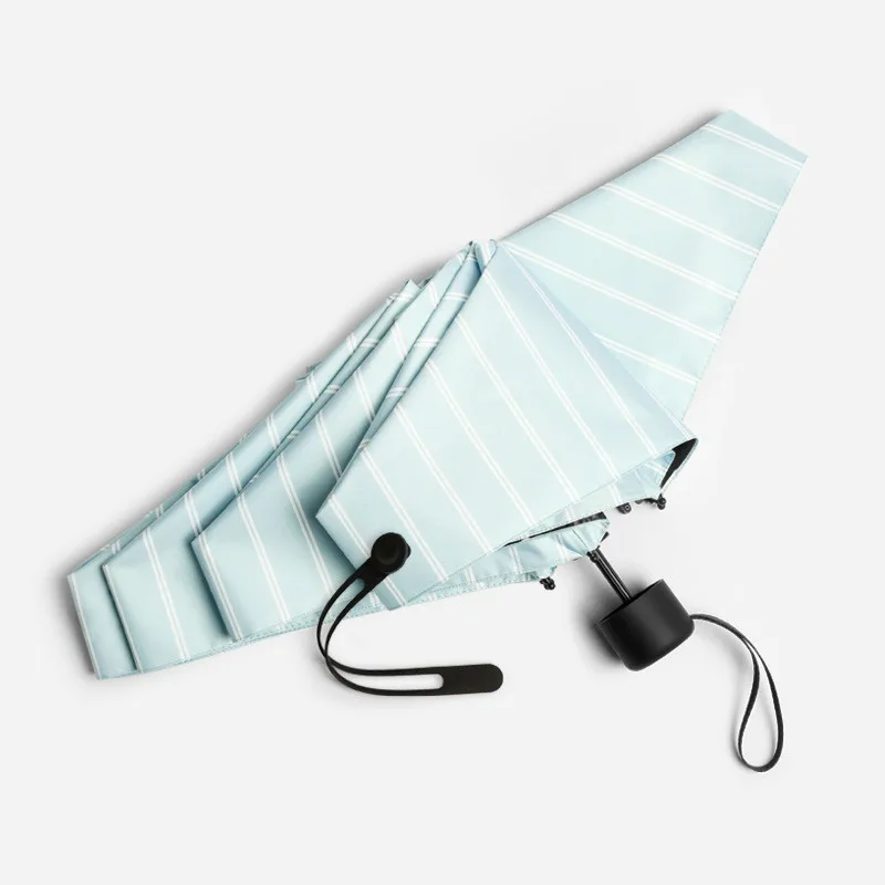 Маленький стильный зонтик складной виниловый Солнцезащитный УФ-зонтик креативный пятискладной мини-зонтик