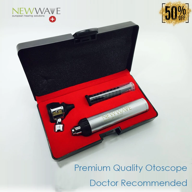 

Super High Quality Hot Sale Premium Optic Otoscope LED kit set Metal Portable Ear Care Diagnostic instruments auriscope CE