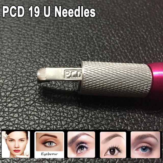 100PCS PCD 19 Pin U Eyebrow Needles Permanent Makeup Blades 19 Manual For Tattoo Needles 3D Microblading Eyebrow 100PCS PCD 19 Pin U Eyebrow Needles Permanent Makeup Blades 19 Manual For Tattoo Needles 3D Microblading Eyebrow