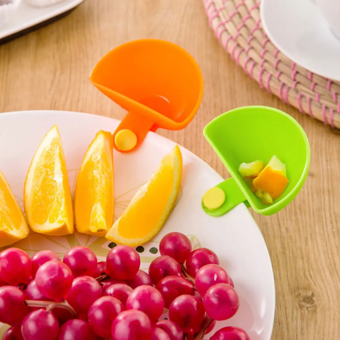 

1Pc Assorted Salad Saucer Ketchup Jam Dip Clip Cup Bowl Saucer Cup Tableware Home Kitchen Accessories Kitchen Tool