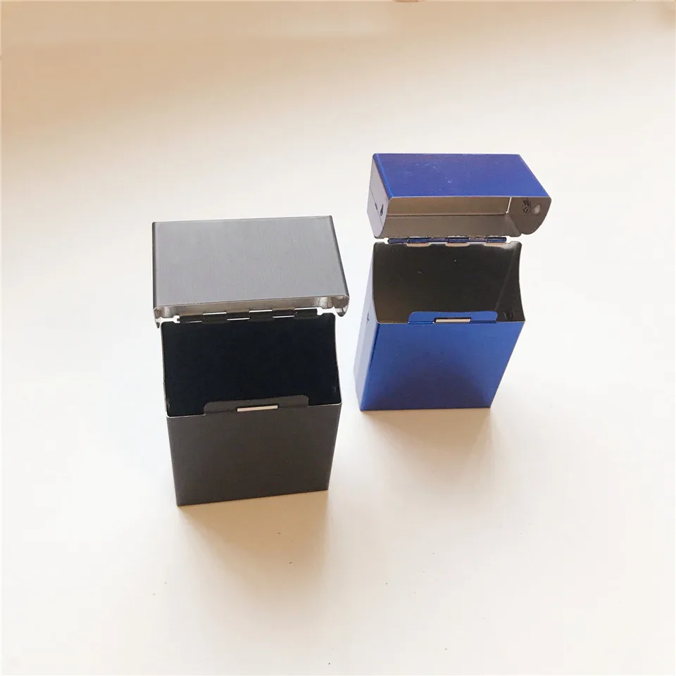 Large Capacity Aluminum Alloy Cigarette Box Cigarettes Case (4)
