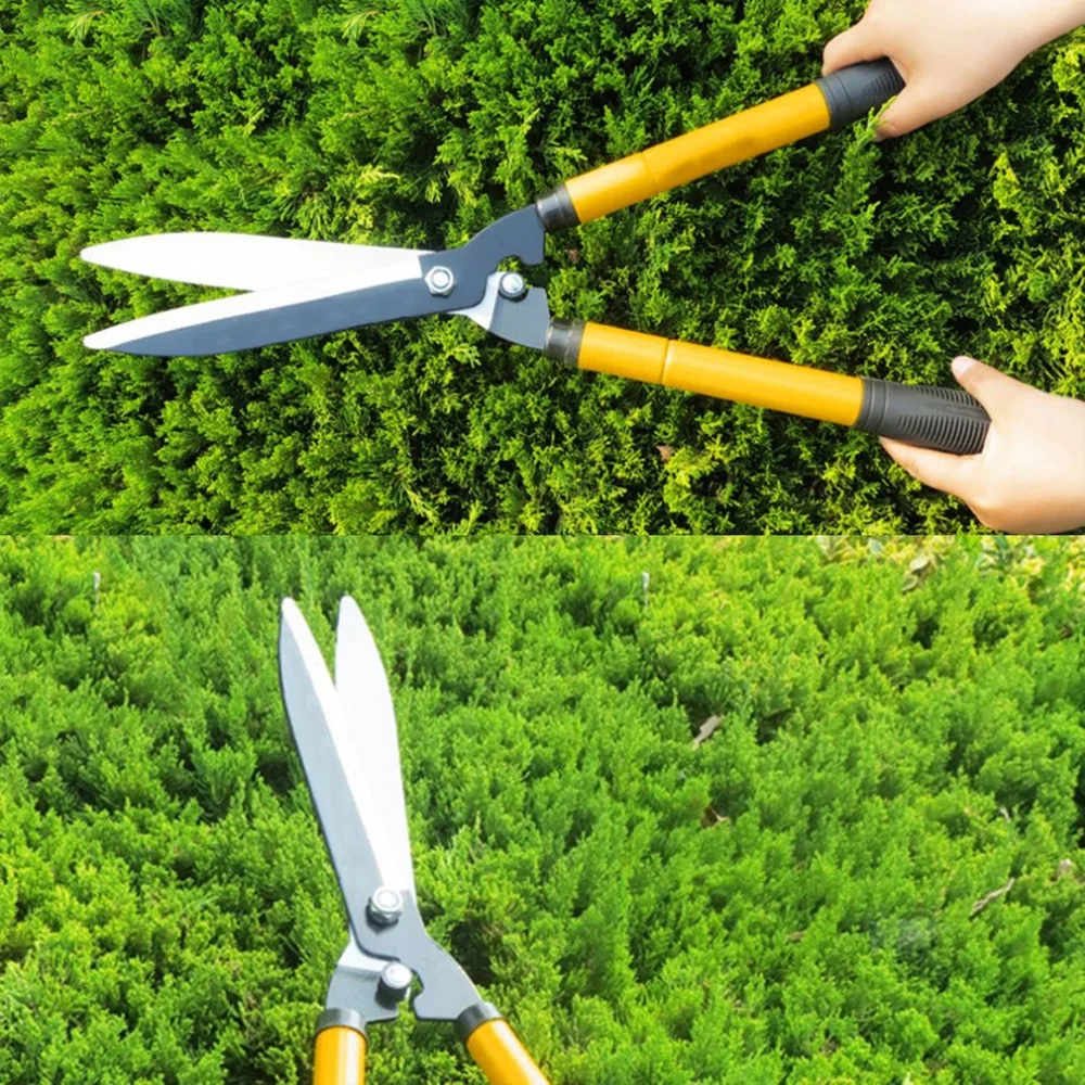 

Professional Hedge Shears Clippers Telescopic Extendable Handle for Effective Trimming Shaping Hedges Decorative Shrubs