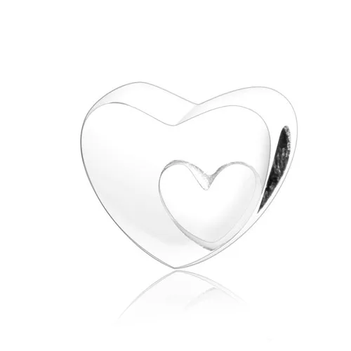 Весенняя коллекция DIY подходит для оригинала Pandora очаровательный браслет ювелирные изделия 925 пробы серебряная звезда/Любовь/Сердце Шарм шарик с CZ - Цвет: A13