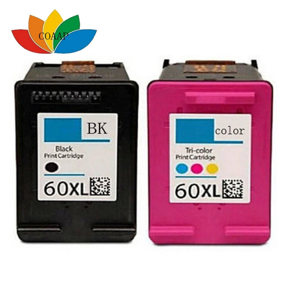 

2x pcs Compatible HP 60XL ink cartridges for Deskjet F4210 F4213 F4235 F4240 Printer hp60