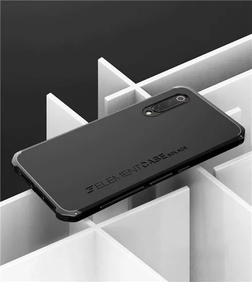 Shockproof Armor Phone Case For iPhone 13 12 Pro MAX 13 Mini 11 XS XR SE 2 8 7 6 Case Aluminum Metal Bumper Matte PC Cover Coque Black and black