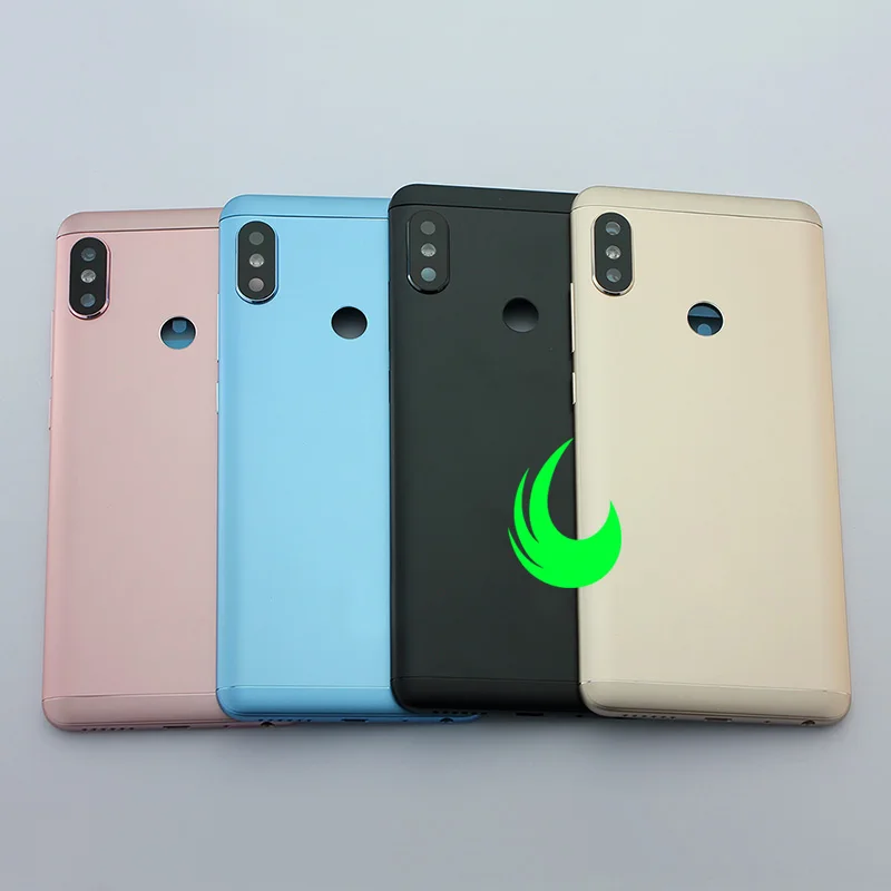 

Original Back Housing For Xiaomi Redmi Note5 Battery Back Cover Rear Door Case Redmi Note 5 Pro Power Volume Buttons+Camera Lens