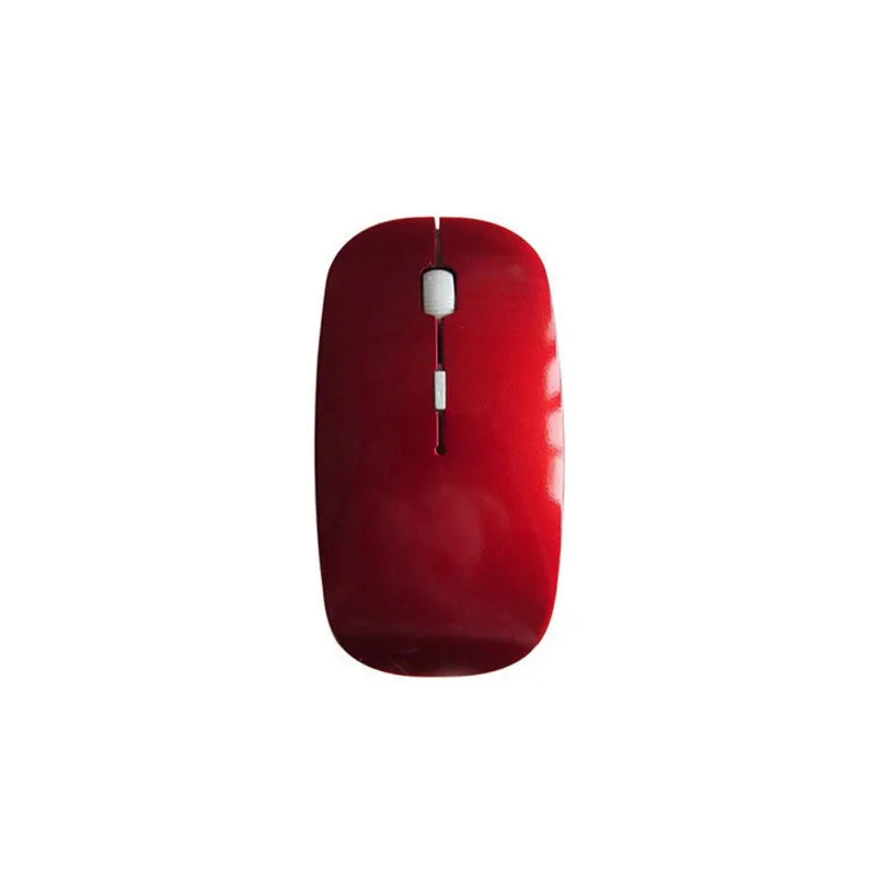 Красочный ультра тонкий USB оптическая беспроводная мышь 2,4G приемник очень тонкая мышь беспроводная компьютерная ПК Ноутбук Настольная мышь s