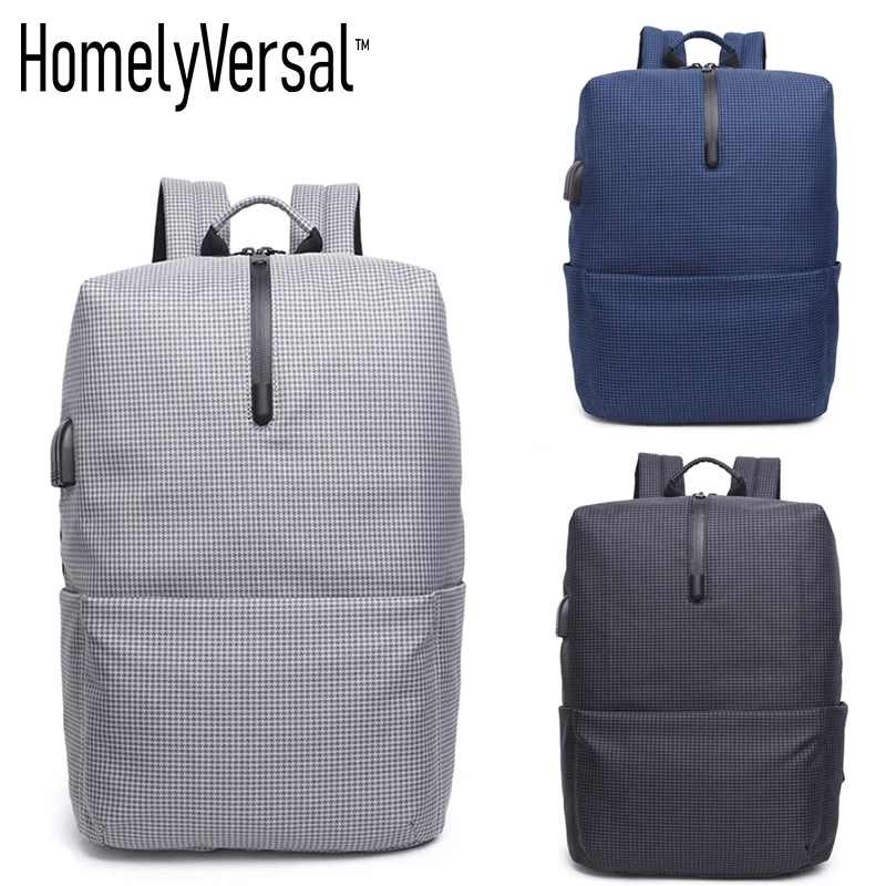 

Business Travel laptop backpack 16 18 inch mens multi-function USB charging computer bag nylon student bag custom headphones