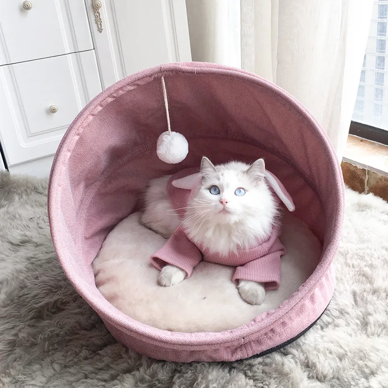 Пятно Весна Складной подстилка для кошачьего наполнителя дом Вилла гнездо коврики кошачьих туалетов четыре сезона