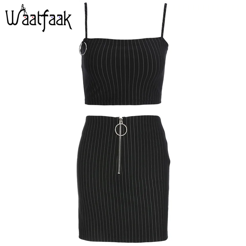 FREE SHIPPING !! Women Striped Sexy Bodycon And Zipper Summer Crop Top ...