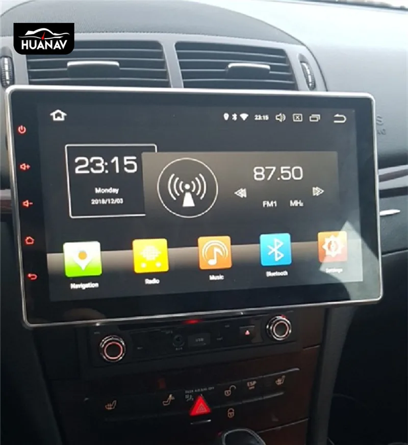 Discount DSP Android 8.1 4+32GB 1 DIN universal car multimedia auto radio DVD player For Toyota/Nissan/Suzuki/Ford/BENZ GPS Navigation 7