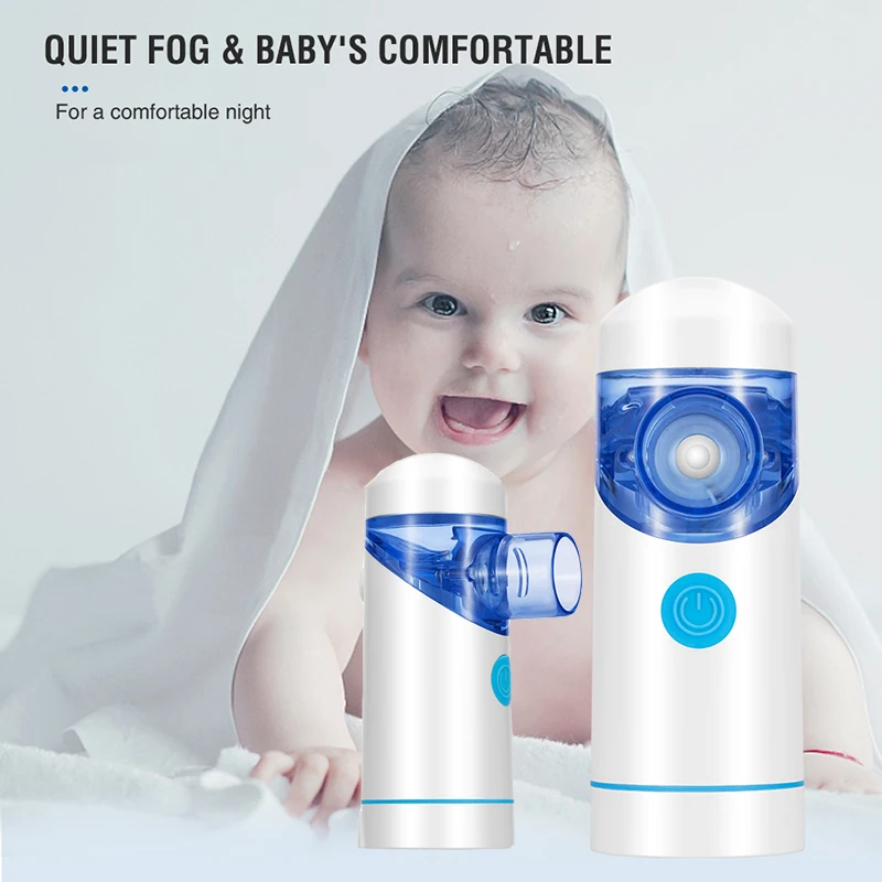 

Ultrasonic Nebulizer Handheld Asthma Inhaler Atomizer For Adult Children Health Care Mini Portable Mesh Nebulizer Facial Steamer