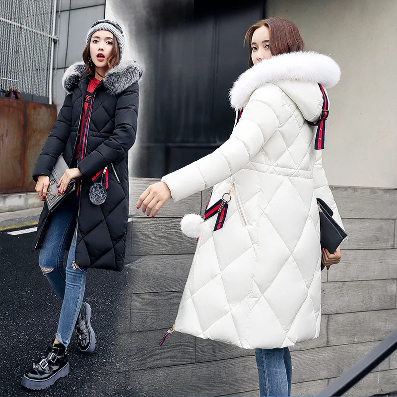 Wholesale Ladies Winter Down Coats for Pregnant Women Thicker Long