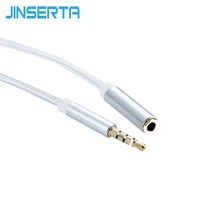 JINSERTA 3.5mm Audio Extension Cable Male to Female Aux Cable Headphone Cable 3.5 mm Extension Cable for iPhone MP3 Computer