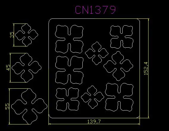 Скрапбук вырезанный Небесный цветок cn1379 Muyu вырубной штамп-новая деревянная форма Вырубные штампы для скрапбукинга Thickness-15.8mm