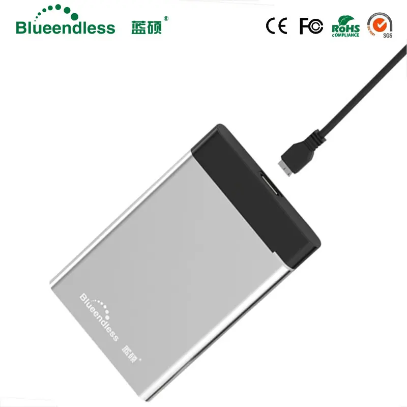 Blueendless BS U23G ABS + металлический корпус 2 5 дюйма Чехол для жесткого диска USB 3 0 Gen 1 Type C