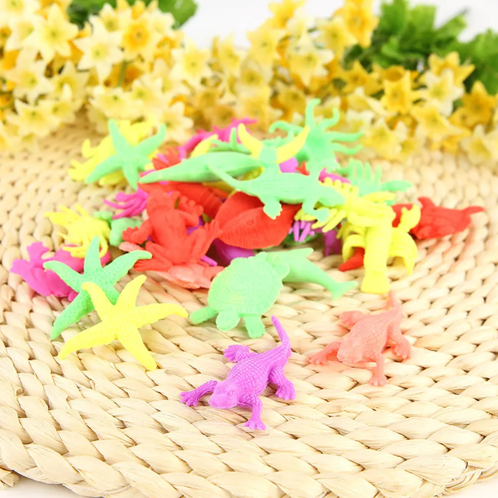 20pcs / pack marine animals growing toys marine baby plastic toys marine animal toys soaking
