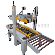 1 шт. FXJ-6050 220 V 180 W большой полу-автоматическая коробка картонная коробка лента упаковочная машина запечатывания с руководство по эксплуатации на английском языке