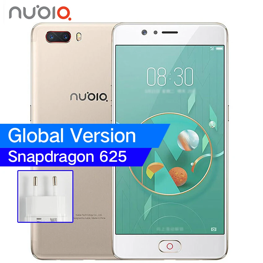 Global ZTE Nubia M2 4G RAM 64GB Snapdragon 625 Octa Core 5 5 4G LTE SmartPhones