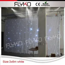 Звезда ткань 3x6 м светодиодный вечерние украшения