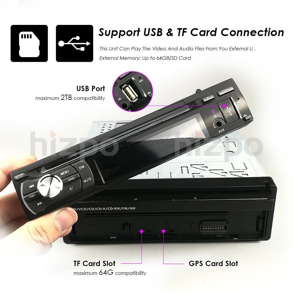 Цена Универсальный 1 din Android 9 четырехъядерный автомобильный dvd плеер font b gps b font Wifi BT Радио BT USB 32 Гб SD 16 Гб rom 4G SIM LTE сеть SWC RDS CD OBD2