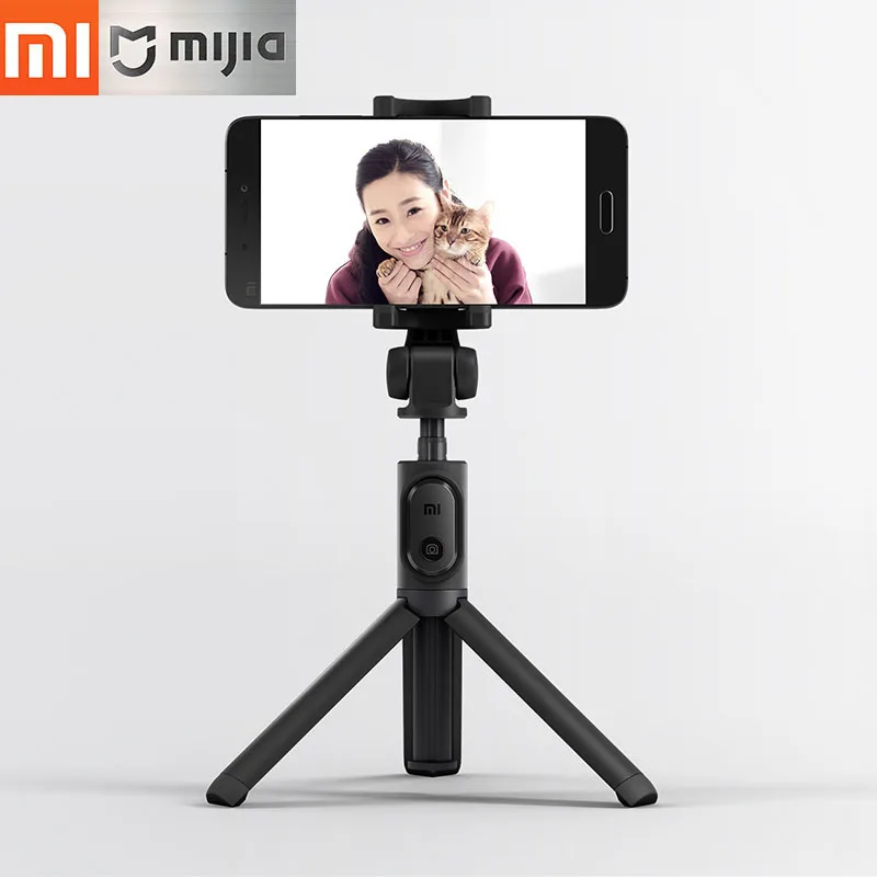 

Original Xiaomi Mi Foldable Tripod Selfie Stick Bluetooth Selfiestick With Wireless Shutter Selfie Stick For iPhone Android