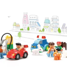 Высококачественный экологический пластиковый мини DIY строительный конструктор игрушки для детей