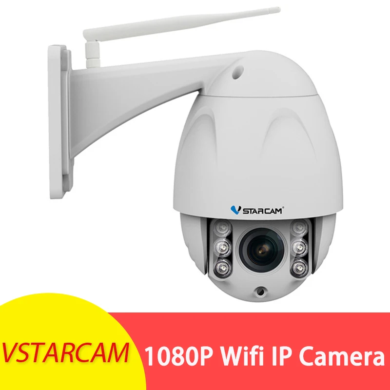 

VStarcam C34S-X4 4X Zoom 1080P HD Wireless PTZ Dome IP WiFi Camera Smart IR Night Version Outdoor FHD CCTV Video Security Camera