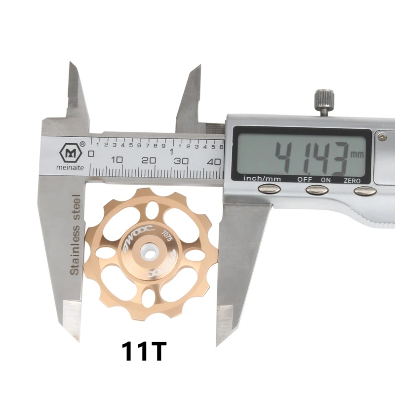 11 T CNC 7075 Алюминиевый сплав натяжной шкив колеса MTB задний переключатель передач велосипедный дорожный велосипед для велосипеда аксессуары