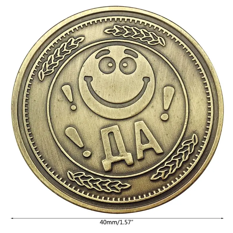Счастливое Sad лицо счастливые монеты принять решение памятные монеты значок двухсторонняя рельефная коллекция покрытий подарок на год