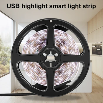 

Led Strip 2835 SMD Flexible Light TV Background Desktop Decor Tape DC 5V Fita Led USB Power Strip Lamp For Closet Stairs Cabinet