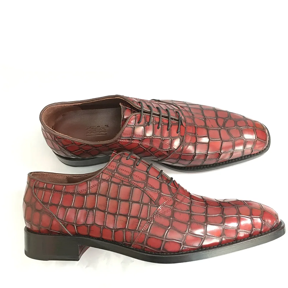 US $177.39 SIPRIKS Mens Goodyear Welted Shoes Italian Handmade Mens Genuine Leather Suits Male Shoes Boss Dress Shoes Blue Tuxedo Shoes