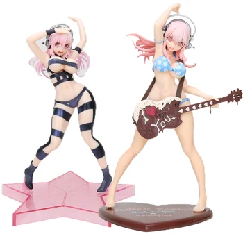 

22cm Anime Super Sonico figure Super Sonico T.M.Revolution Hot Limit ver. girl PVC Figure Model Toy