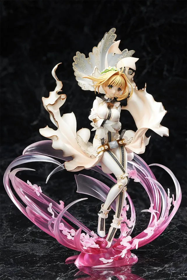 

Fate/Grand Order SABER Saber Arturia Pendragon Bride Wedding Dress BotuPlay Action Figure Collection Model Toy EO35