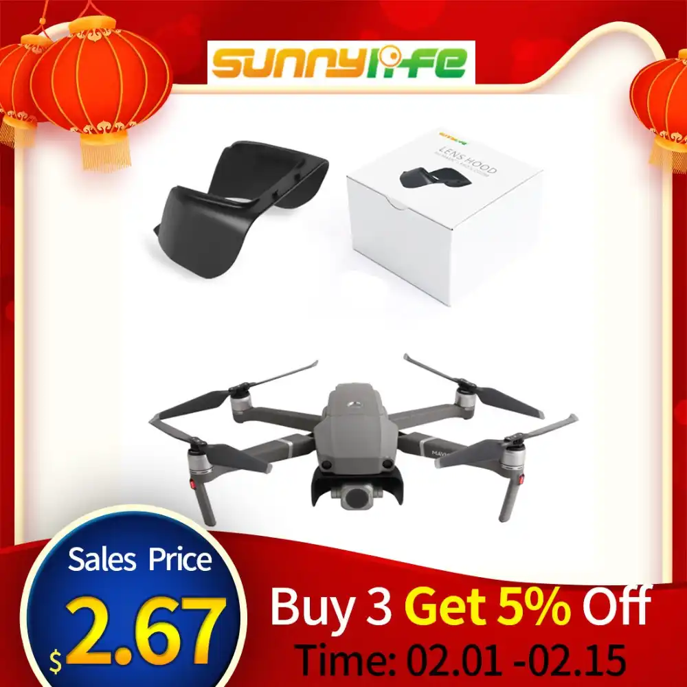 Sunnylife Sun Shade For Dji Mavic 2 Pro Mavic 2 Zoom Drone Lens