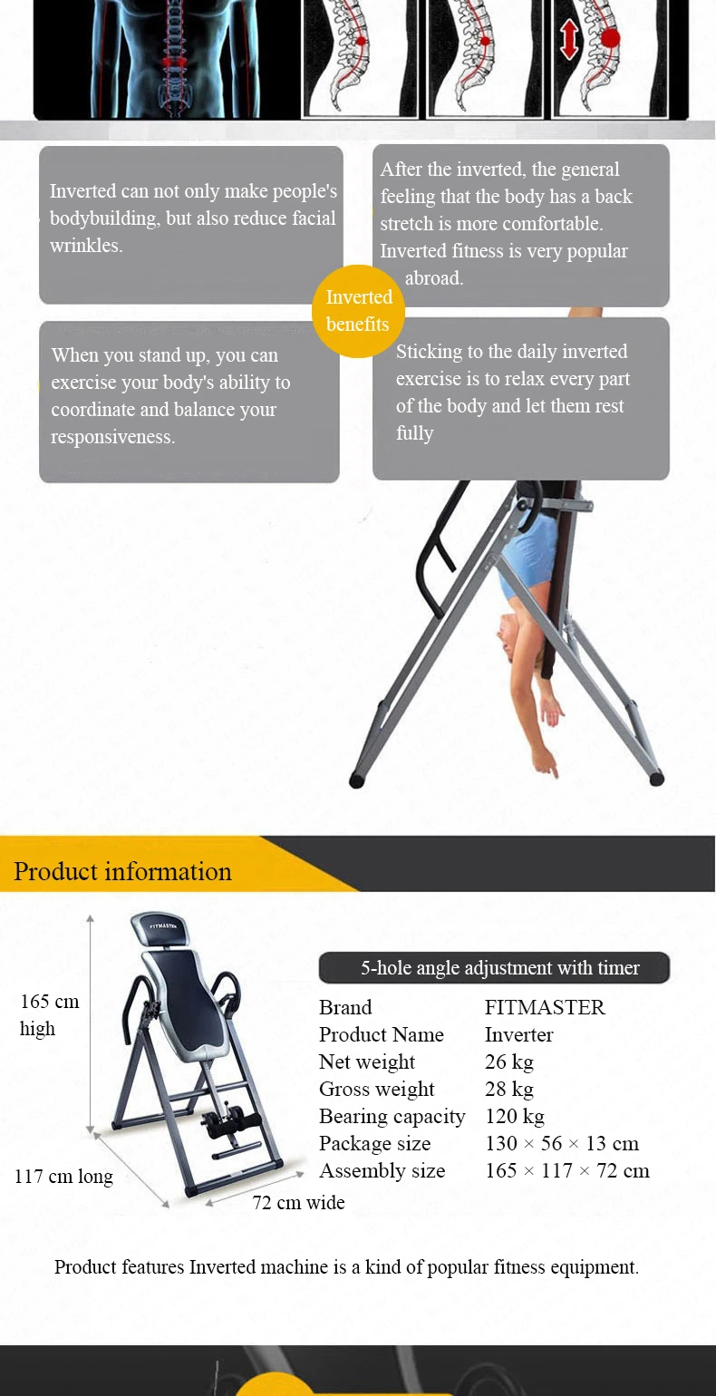 Машина для растягивания спины для обезболивания терапия инверсии таблицы здоровья знак Pro инверсии поясницы перевернутый вниз машина